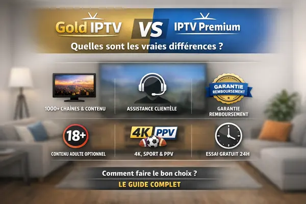 Gold IPTV vs IPTV Premium