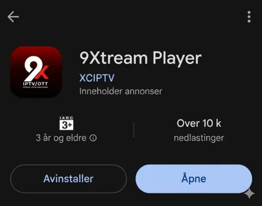 IPTV på 9Xtream: Komplett installasjonsguide for Android i 2026 NorwayStream