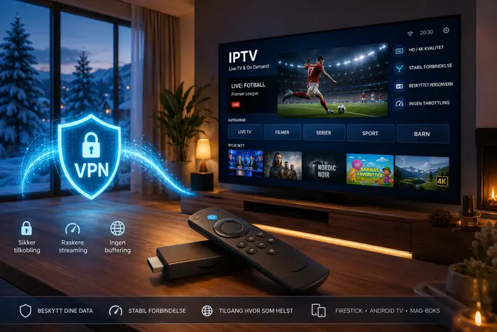 Slik installerer du VPN på Firestick, Android TV og MAG for IPTV