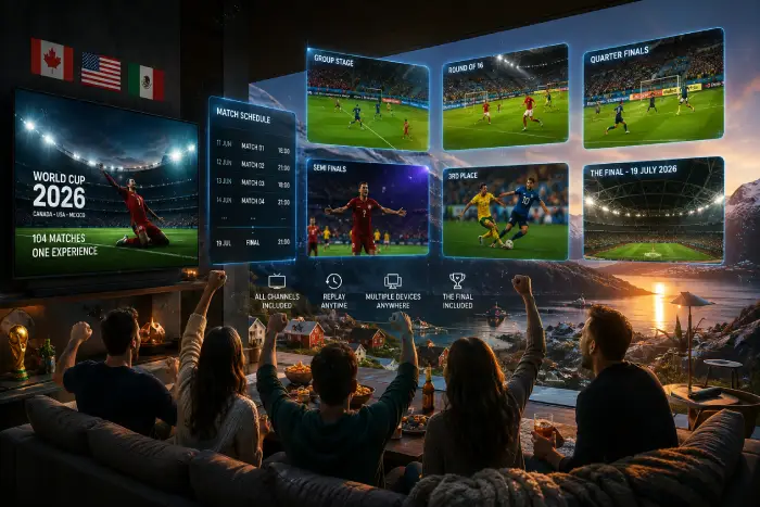 Slik ser du VM 2026 direkte med IPTV: Den komplette guiden