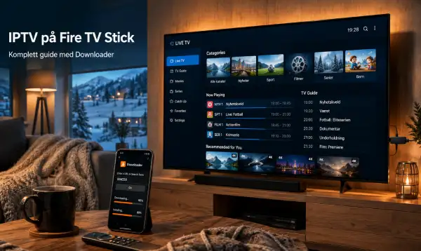 IPTV på Fire TV Stick: komplett guide med Downloader
